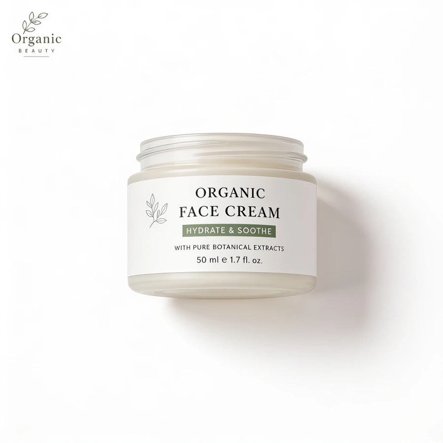Organic moisturizing face cream 50ml