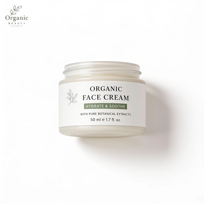 Organic moisturizing face cream 50ml